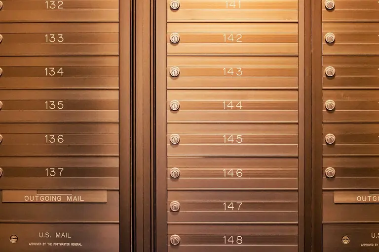 brown wooden door with number 8